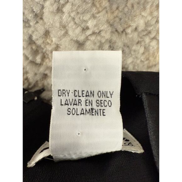 Perceptions Size 12 Shift Midi Dress Black Button Short Sleeve Zip - Picture 9 of 10